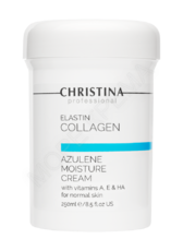 Elastin Collagen Azulene Moisture Cream with Vit. A, E & HA for normal skin – Увлажняющий крем с витаминами A, E и гиалуроновой кислотой для нормальной кожи «Эластин, коллаген, азулен» - МОРЕ КРЕМА официальный магазин косметики CHRISTINA LEVISSIME ARKADIA , Магазин Профессиональной косметики , доставка косметики
