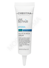 Line Repair Hydra Ha Eye & Neck Serum – Сыворотка для кожи вокруг глаз и шеи с гиалуроновой кислотой - МОРЕ КРЕМА официальный магазин косметики CHRISTINA LEVISSIME ARKADIA , Магазин Профессиональной косметики , доставка косметики