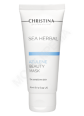 Sea Herbal Beauty Mask Azulene for sensitive skin – Маска красоты для чувствительной кожи «Азулен» - МОРЕ КРЕМА официальный магазин косметики CHRISTINA LEVISSIME ARKADIA , Магазин Профессиональной косметики , доставка косметики