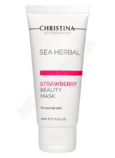 Sea Herbal Beauty Mask Strawberry for normal skin – Маска красоты для нормальной кожи «Клубника» - МОРЕ КРЕМА официальный магазин косметики CHRISTINA LEVISSIME ARKADIA , Магазин Профессиональной косметики , доставка косметики
