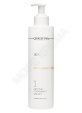 Silk Gentle Cleansing Cream – Мягкий очищающий крем (шаг 1) - МОРЕ КРЕМА официальный магазин косметики CHRISTINA LEVISSIME ARKADIA , Магазин Профессиональной косметики , доставка косметики