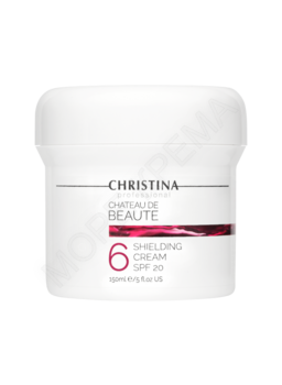 Chateau de Beaute Shielding Cream SPF 20 – Защитный крем SPF 20 (шаг 6) - МОРЕ КРЕМА официальный магазин косметики CHRISTINA LEVISSIME ARKADIA , Магазин Профессиональной косметики , доставка косметики