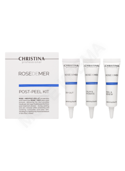Rose de Mer Post Peel Kit – Набор для постпилингового ухода(Подсушивающая сыворотка Rose de Mer Dry Out, 15 мл / Успокаивающая и увлажняющая сыворотка Rose de Mer Calm & Hydrate, 15 мл / Отшелушивающая и обновляющая крем-маска Rose de Mer Peel & Ren - МОРЕ КРЕМА официальный магазин косметики CHRISTINA LEVISSIME ARKADIA , Магазин Профессиональной косметики , доставка косметики