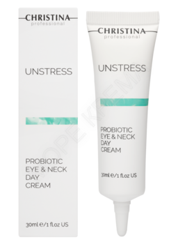 Unstress Probiotic Day Cream Eye & Neck SPF 12 – Дневной крем для кожи вокруг глаз и шеи SPF 12 - МОРЕ КРЕМА официальный магазин косметики CHRISTINA LEVISSIME ARKADIA , Магазин Профессиональной косметики , доставка косметики